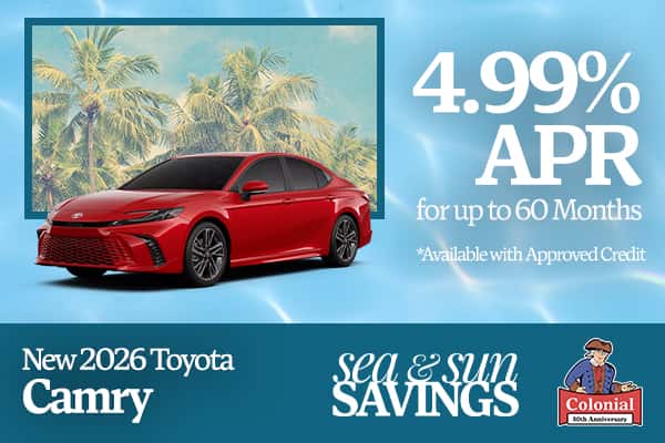 4.99% APR for up to 60 Months *Available with Approved Credit