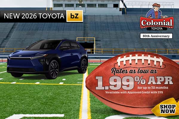 Rates as low as 1.99% for up to 72 months *Available with Approved Credit with TFS