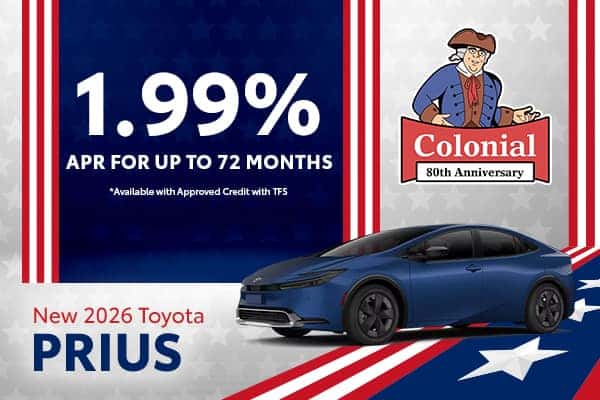 1.99% APR for up to 72 Months *Available with Approved Credit with TFS