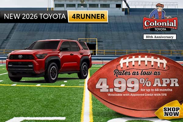 Rates as low as 4.99% for up to 48 months *Available with Approved Credit with TFS