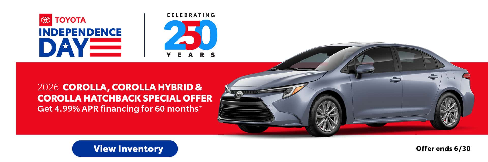 2026 COROLLA SPECIAL OFFER