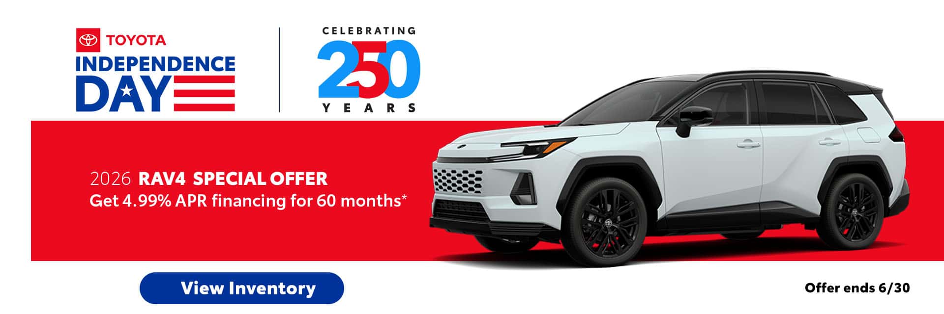 2026 RAV4 SPECIAL OFFER