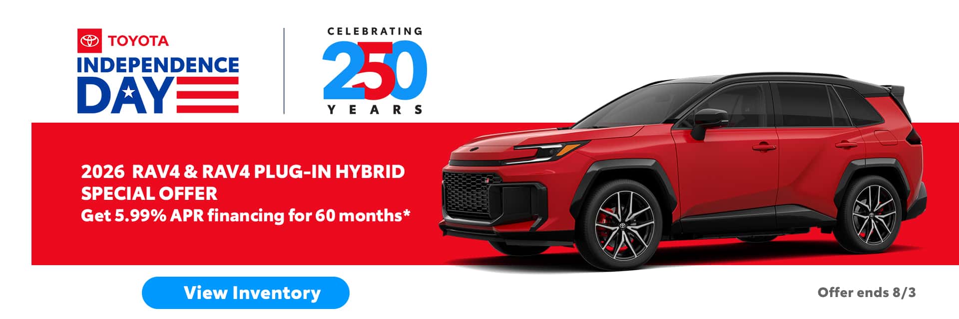 2026 TOYOTA RAV4 SPECIAL OFFER