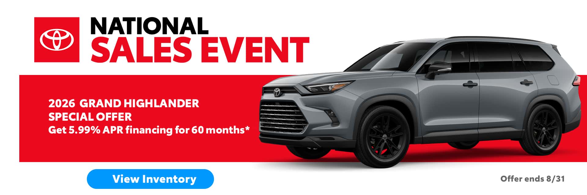 2026 GRAND HIGHLANDER SPECIAL OFFER