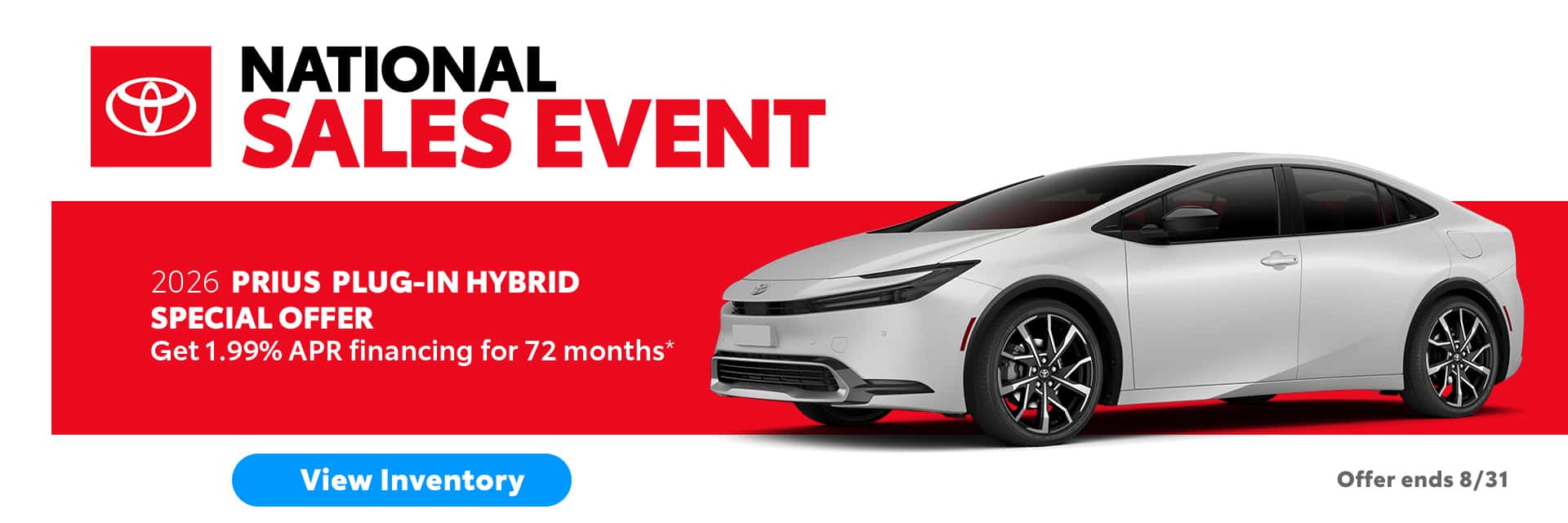 2026 PRIUS PLUG IN SPECIAL OFFER
