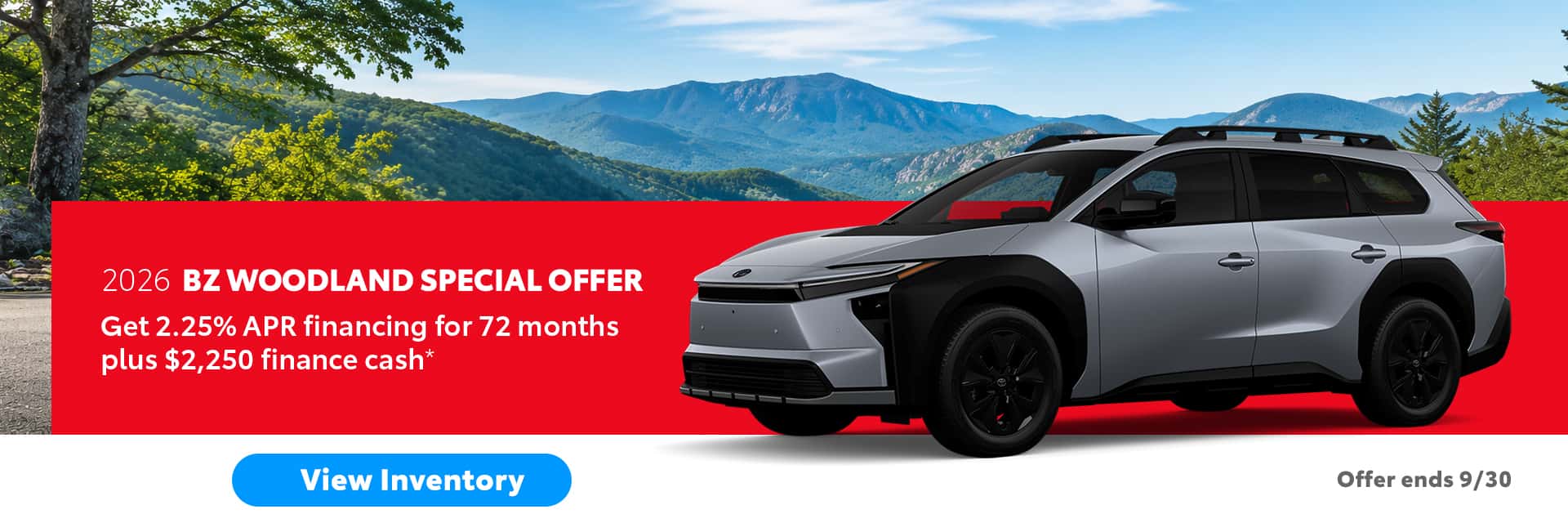 2026 Toyota BZ Woodland Special Offers