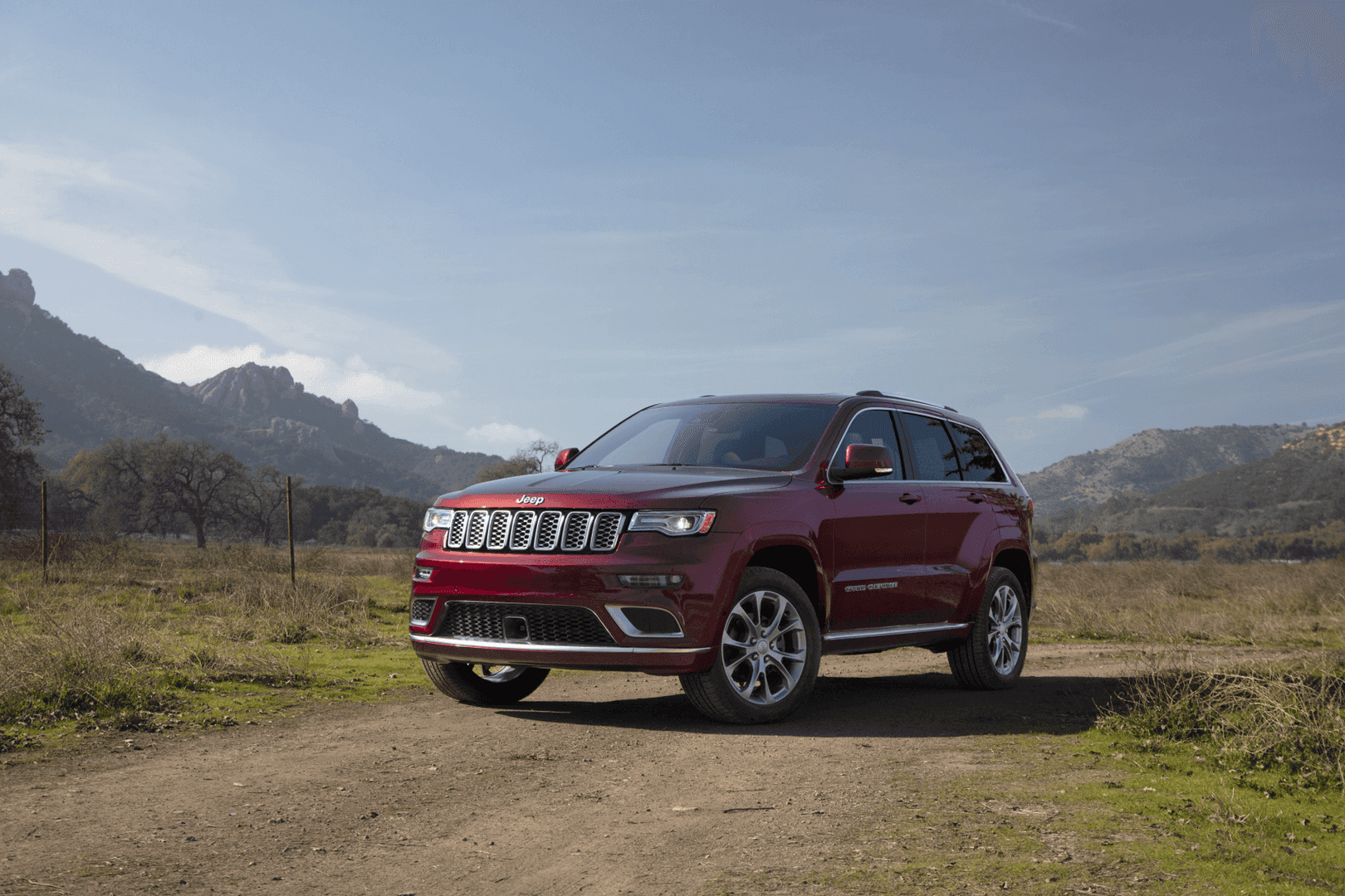 2021 Jeep Grand Cherokee Red Dirt Road