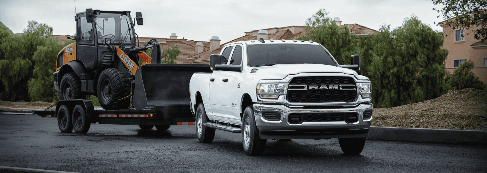 2021 Ram 2500 White Towing