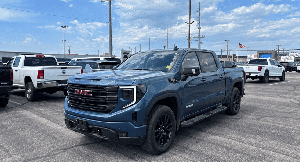 Used GMC Sierra 1500 parked at dealership lot