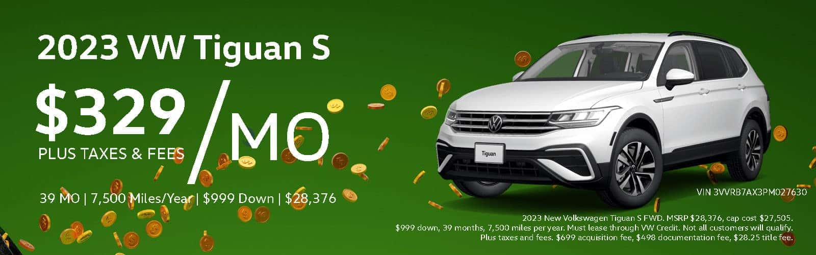 329 Tiguan S 39 mo