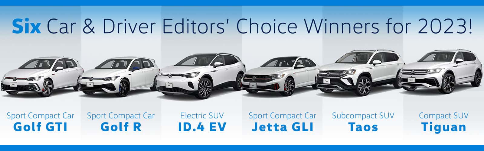6 car and driver editors choice