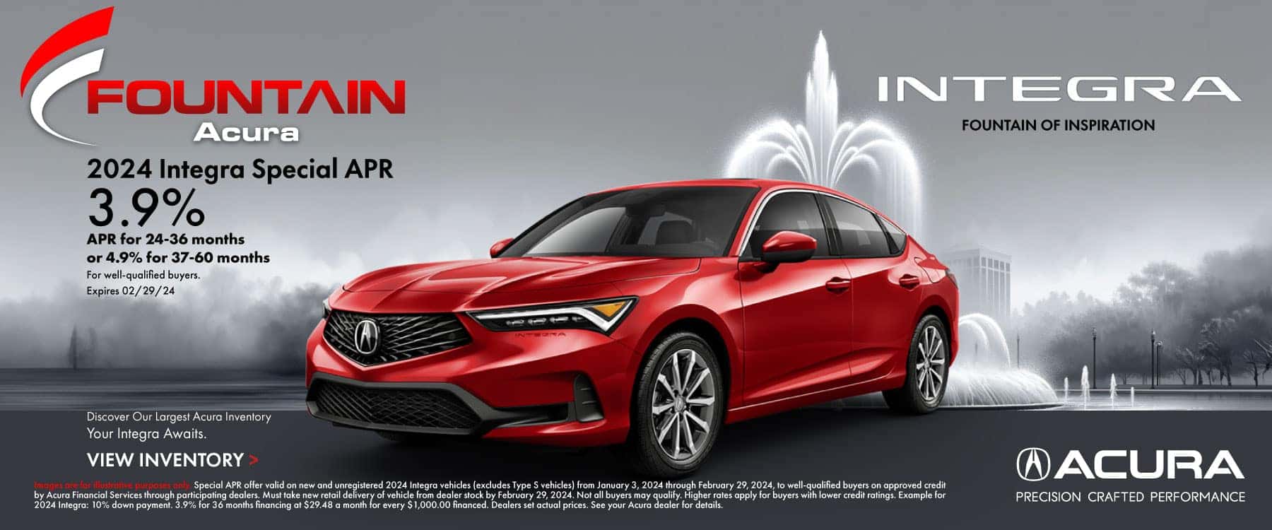 Fountain Acura Acura Dealer in Orlando, FL