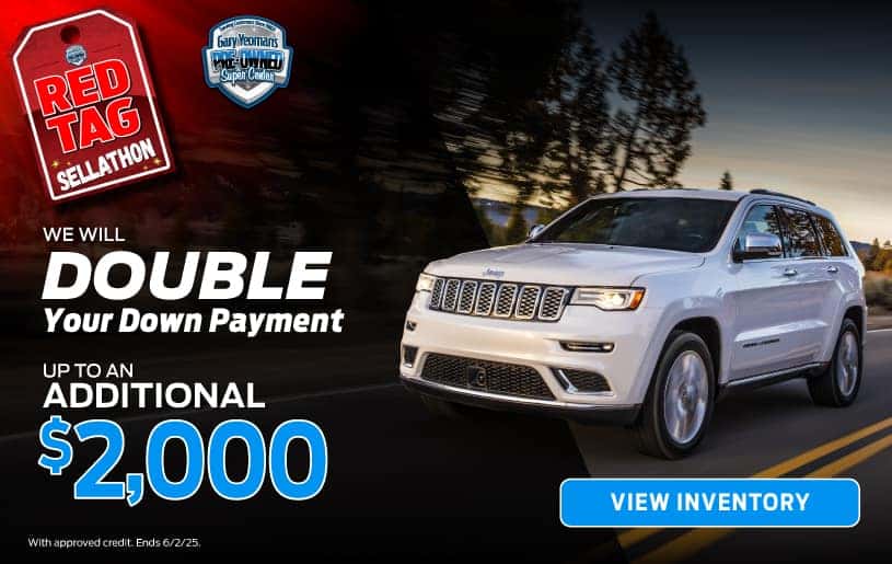 Double down Additional $2,000 down payment