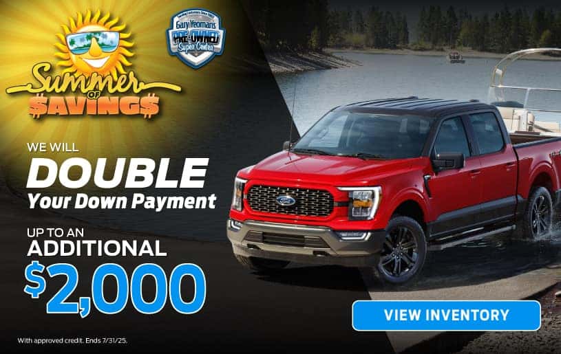 Double down Additional $2,000 down payment