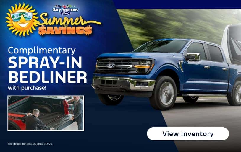 Complimentary Bedliner With Purchase!