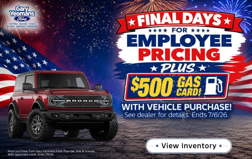 Employee Pricing: You Pay What We Pay! PLUS $500 GAS CARD with EVERY Vehicle Purchase! 