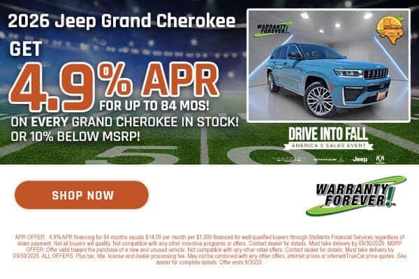 2026 Jeep Grand Cherokee Special Offers