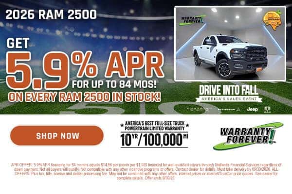 2026 RAM 2500 APR Offer