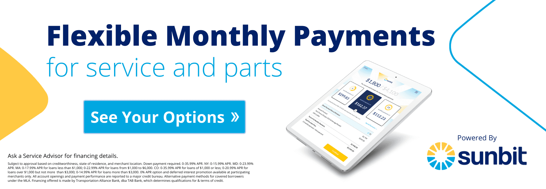 Service and Parts Payments