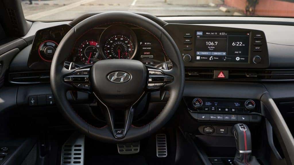 hyundai elantra 2022 hatchback interior