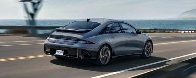 IONIQ 6 on the road