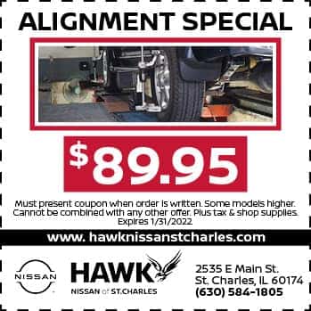 Alignment Special | Hawk Nissan of St. Charles