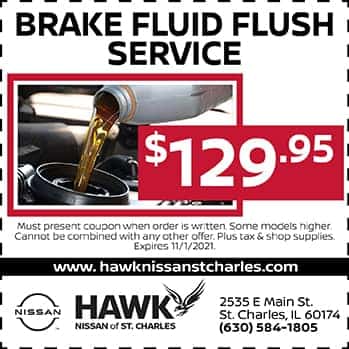 Brake Fluid Flush Special | Hawk Nissan of St. Charles