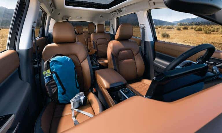 2022 Nissan Pathfinder interior seating