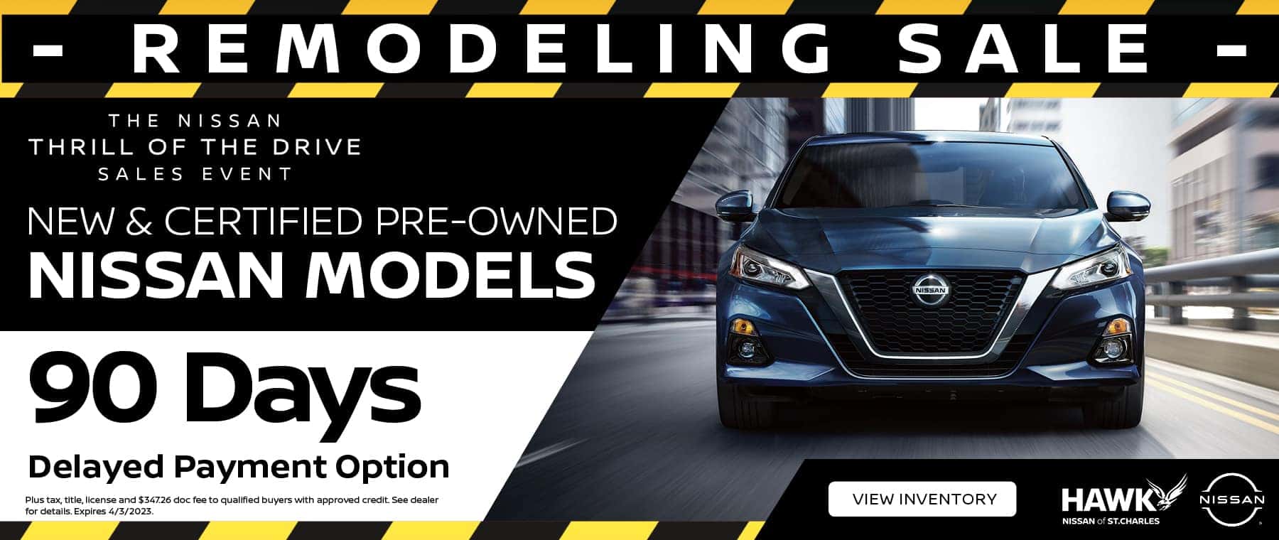2023 New & CPO Nissan Models Finance Offer
