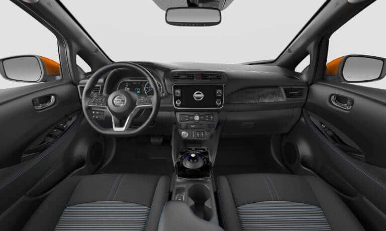 2023 Nissan LEAF interior front seats