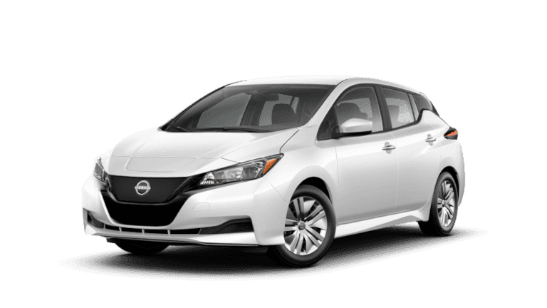 2023 Nissan LEAF in Glacier White