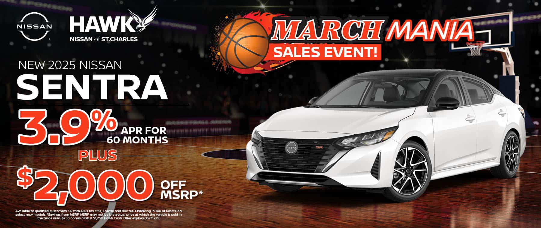 2025 Nissan Sentra Finance Offer | Hawk Nissan of St. Charles