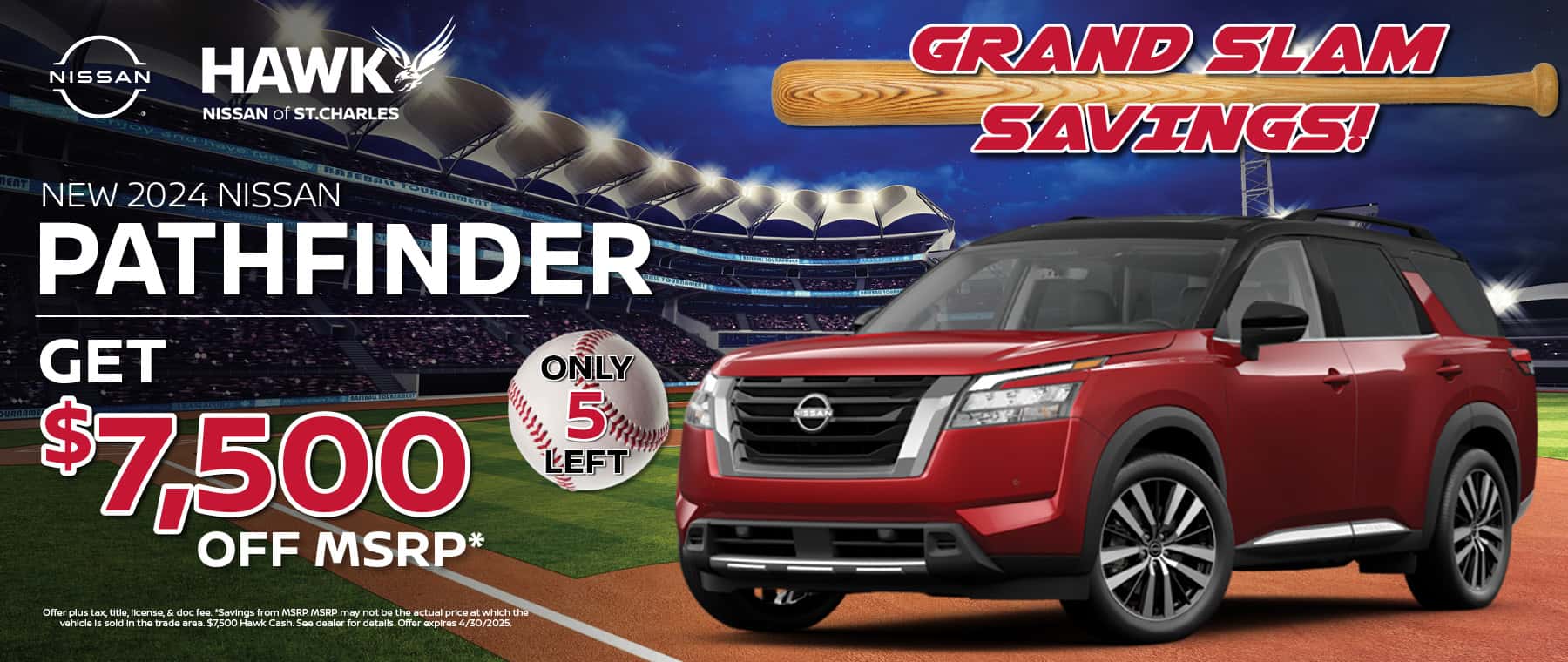 2024 Nissan Pathfinder Buy Offer | Hawk Nissan of St. Charles