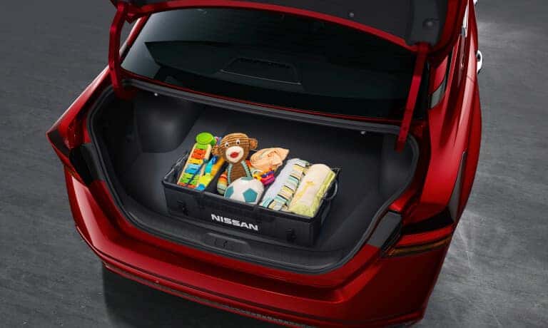 2025 Nissan Altima Interior Cargo Trunk Space With Organizer