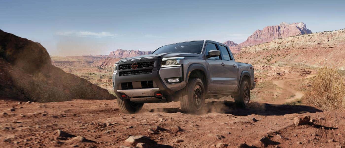2025 Nissan Frontier Exterior Driving In The Desert