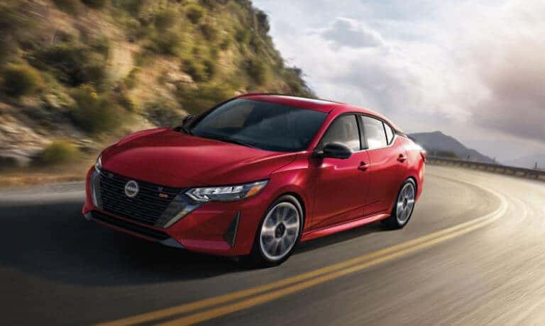 2025 Nissan Sentra Exterior On Mountain Curve