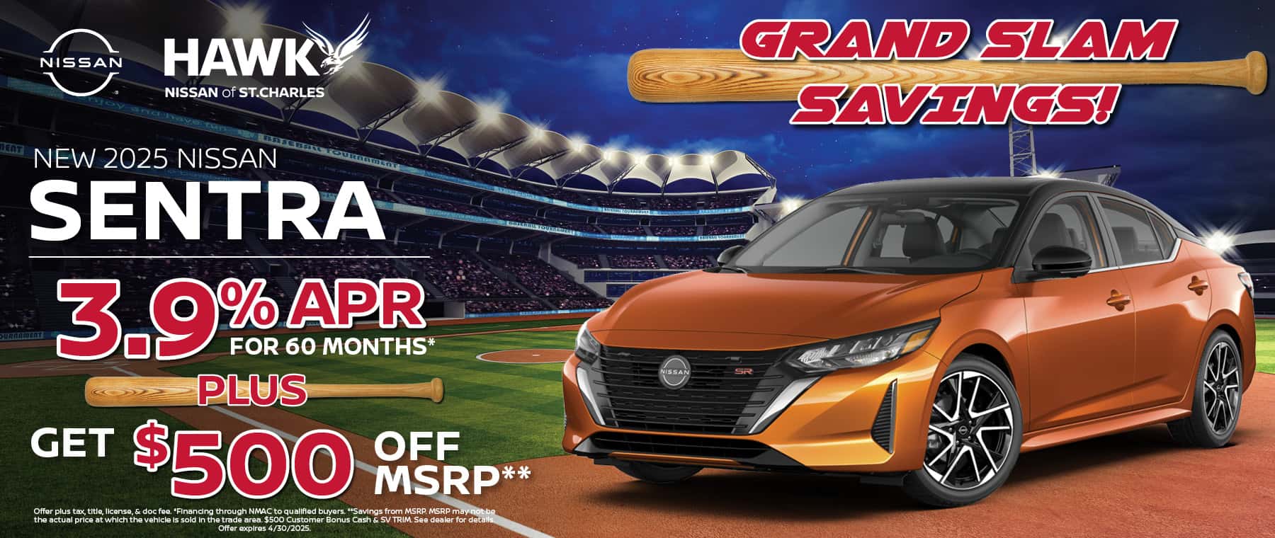 2025 Nissan Sentra Finance Offer | Hawk Nissan of St. Charles
