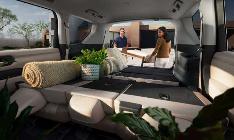 2025 Nissan Armada Interior Couple Loading Trunk