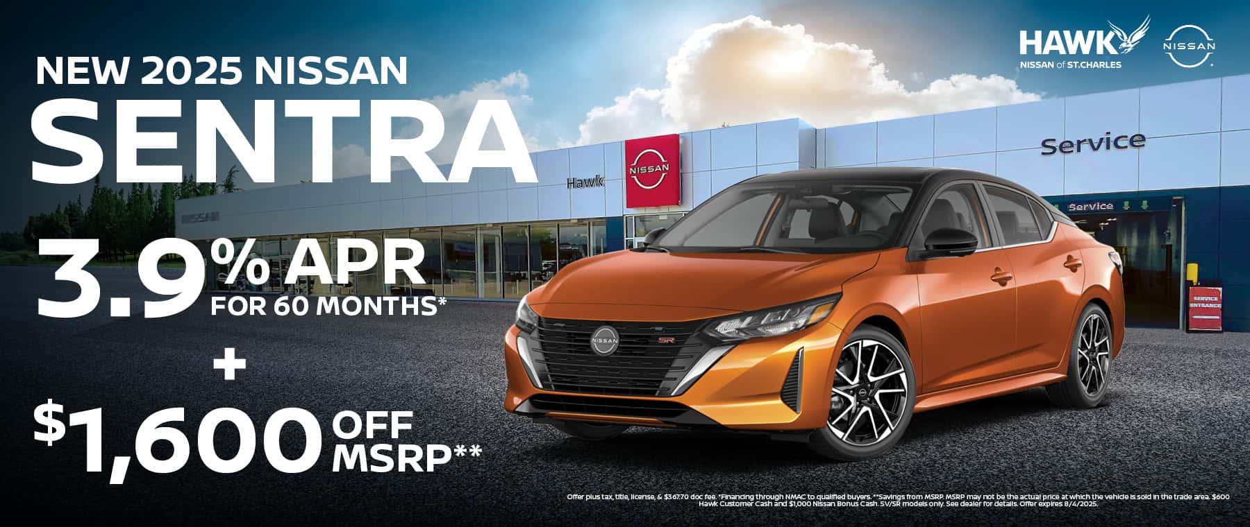 2025 Nissan Sentra Finance Offer