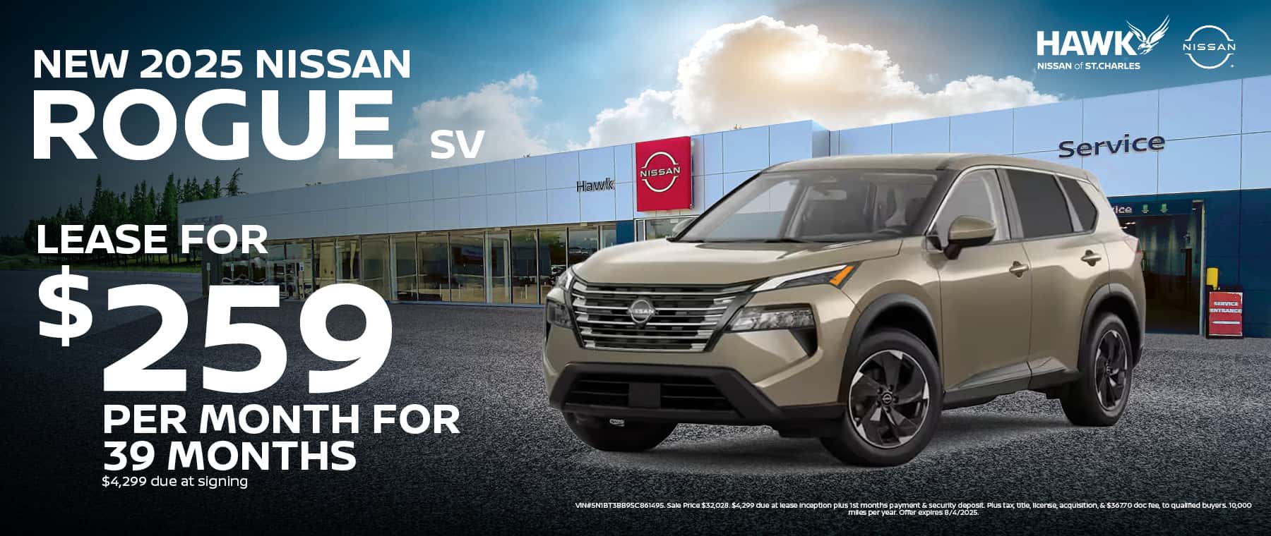2025 Nissan Rogue Lease Offer