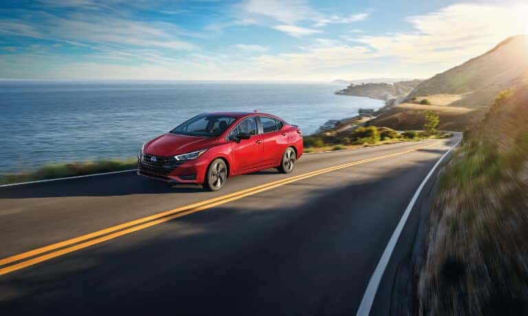 2025 Nissan Versa Exterior Driving By Coast