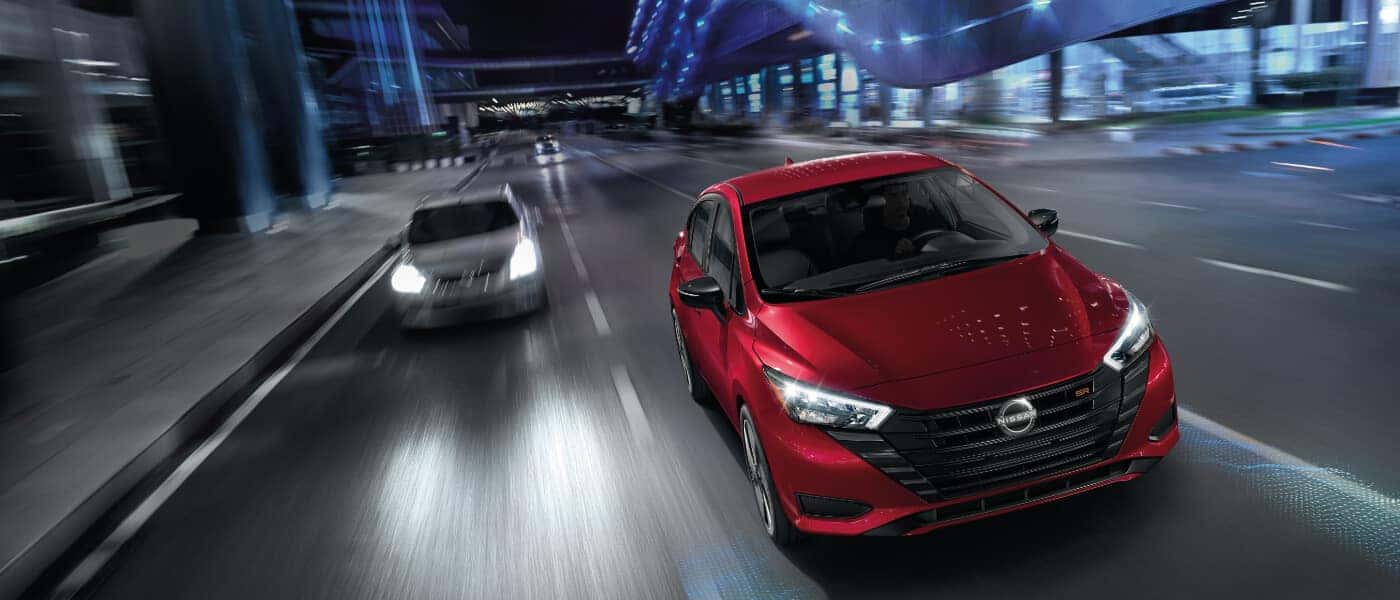2025 Nissan Versa Exterior Driver Assist At Night