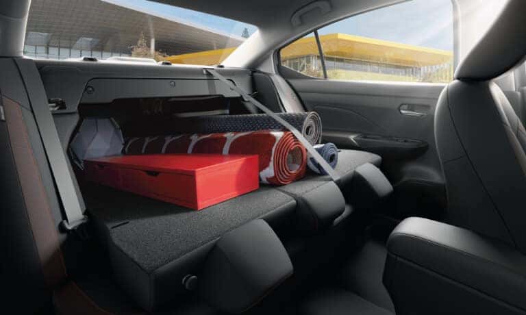 2025 Nissan Versa Interior Back Seat Storage