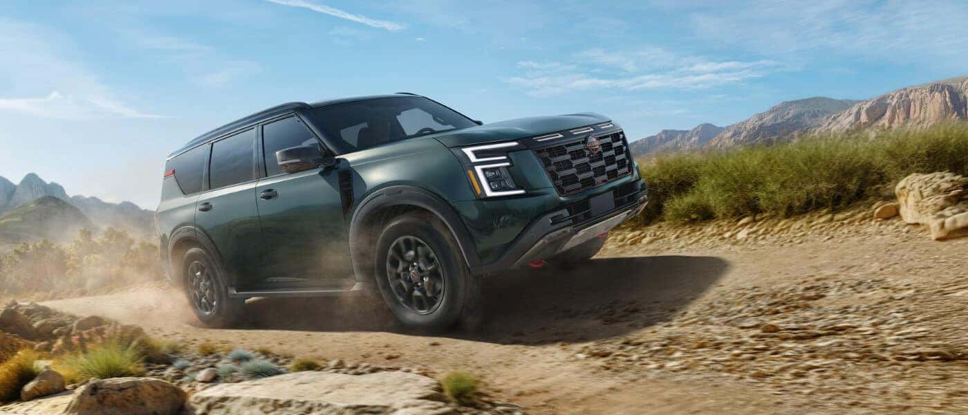 2026 Nissan Armada Exterior Off-roading In Mountains