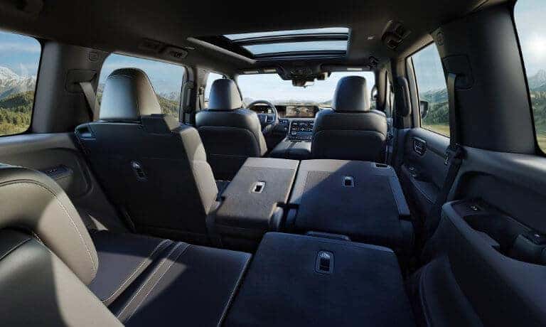 2026 Nissan Armada Interior Cargo Space Seats Down