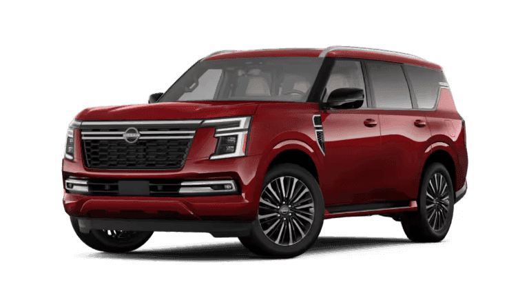 2026 Nissan Armada Platinum Reserve Exterior - Coulis Red Pearl