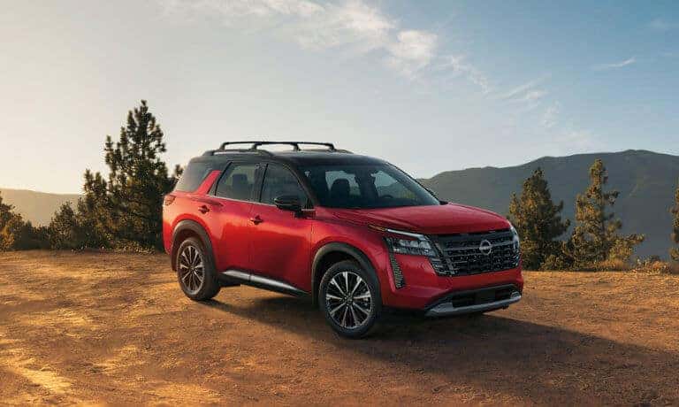 2026 Nissan Pathfinder Exterior Parked On Mountain Top