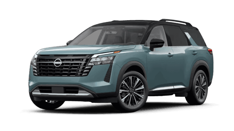 2026 Nissan Pathfinder Platinum Exterior - Baltic Teal Pearl And Super Black