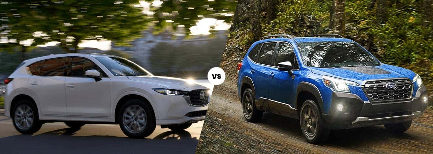 2022 MAZDA CX5 vs. Subaru Forester Holiday Mazda