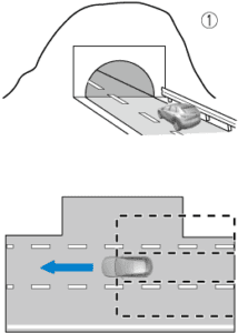 Mazda Blind Spot Monitoring might turn on when going through tunnels or garages